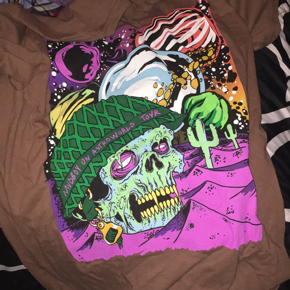Mudboy/ Travis Scott Astroworld tour shirt